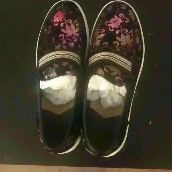 Robert Graham go go floral slip on sneaker men’s 10.5 - Picture 4 of 5